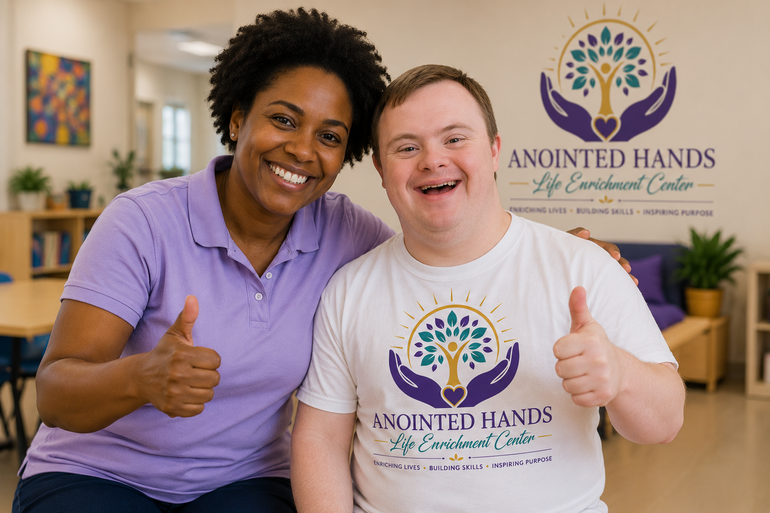 Annointed Hands caregiver and program participant